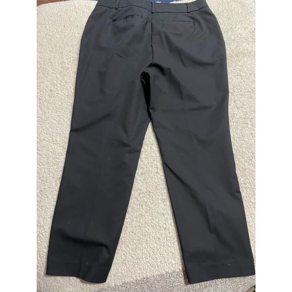 Dana Buchman Womens Size 14 Wide Leg Flat Front Trouser Pants Black 400331582372 - Picture 5 of 10